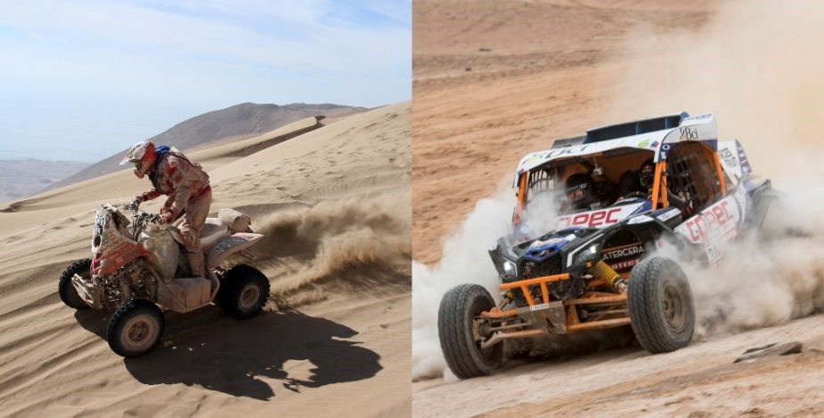 Giovanni Enrico en la cima en los Quads y Francisco ...